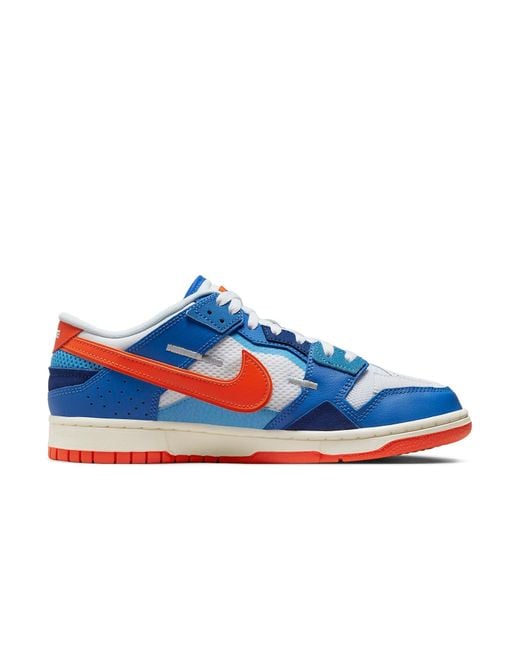Nike Blue Dunk Low Scrap 'Knicks' for men