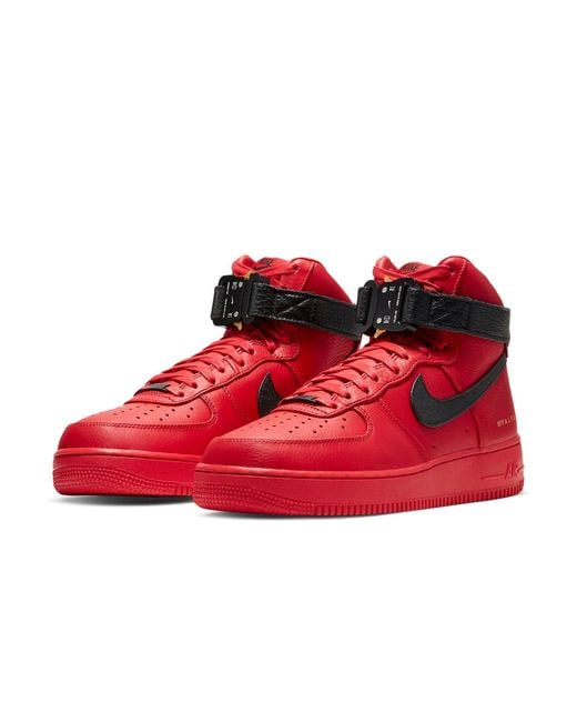 Nike Red X 1017 Alyx 9Sm Air Force 1 High 'University'