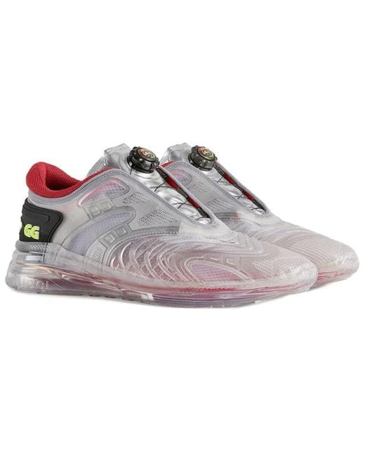 Gucci Gray Ultrapace R Sneakers 'Transparent' for men