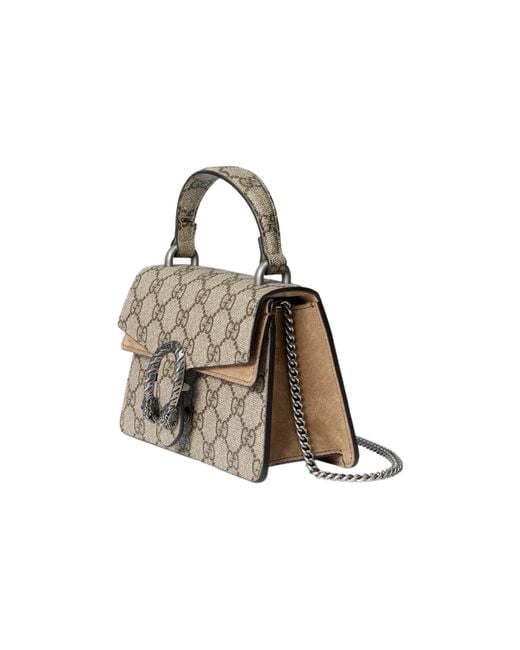 Gucci Gray (Wmns) Dionysus Mini Top Handle Bag Ebony'