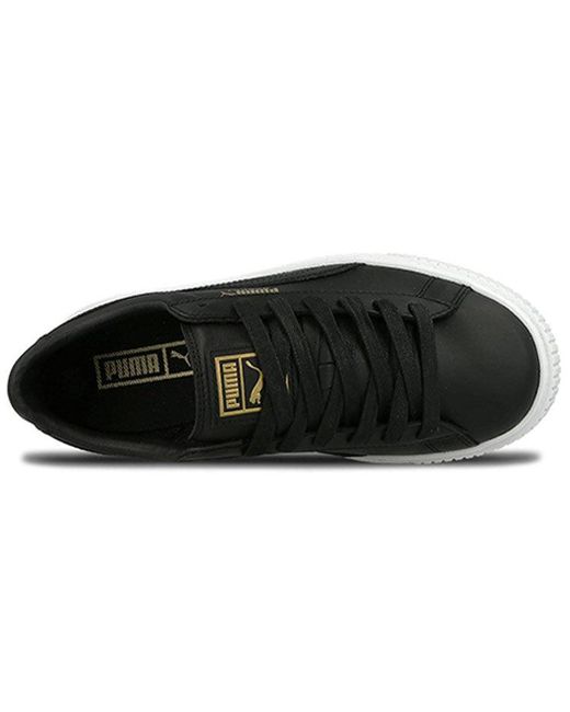 PUMA Black (Wmns) Basket Platform Core