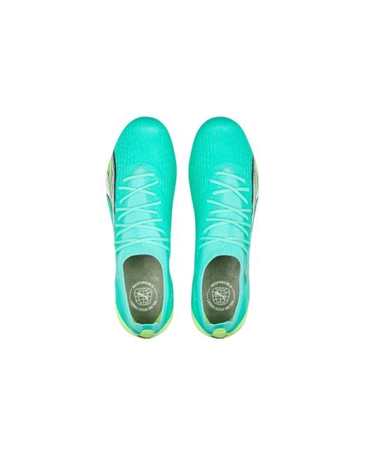 PUMA Blue Ultra Ultimate Fg Ag Football Boots 'Electric Peppermint' for men