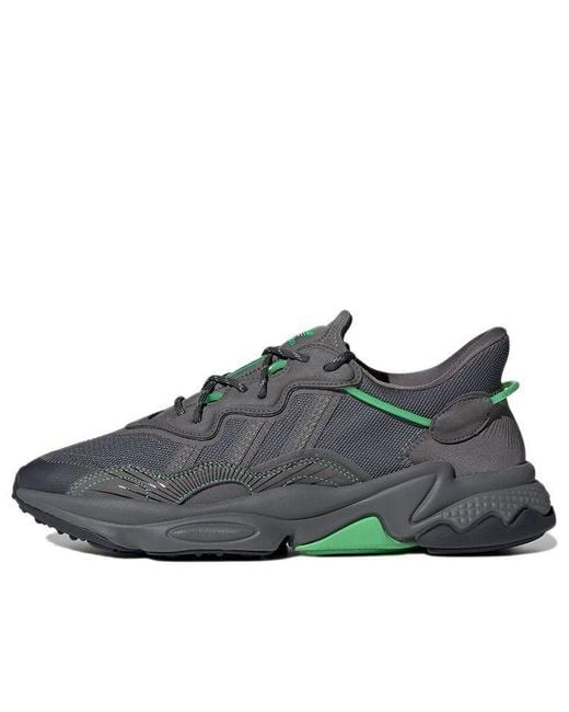 Adidas Blue Originals Ozweego Casual Shoes 'Charcoal' for men