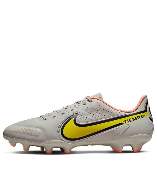 Nike Gray Tiempo Legend 9 Academy Mg 'Phantom Strike' for men