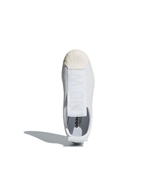 Adidas White (Wmns) Superstar Bw3S Slip-On