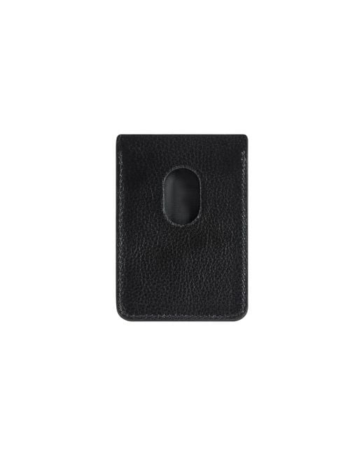 Balenciaga Black (Wmns) Cash Magnet Card Holder Crocodile Embossed