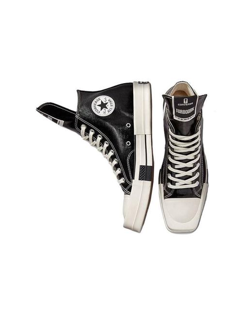 Converse Black Rick Owens X Turbodrk Chuck 70 High Lacquer' for men