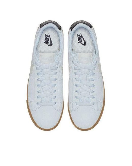 Nike White (Wmns) Blazer Low Sd 'Half'