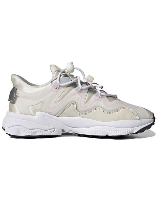 Adidas White Ozweego Plus