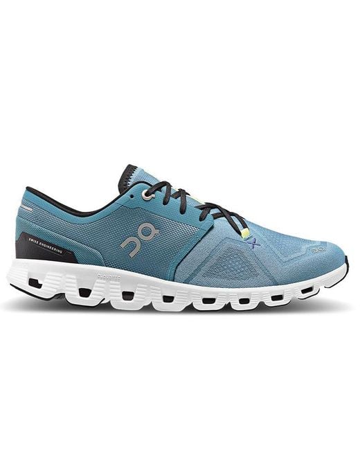 On Shoes Blue Cloud X 3 'Pewter' for men