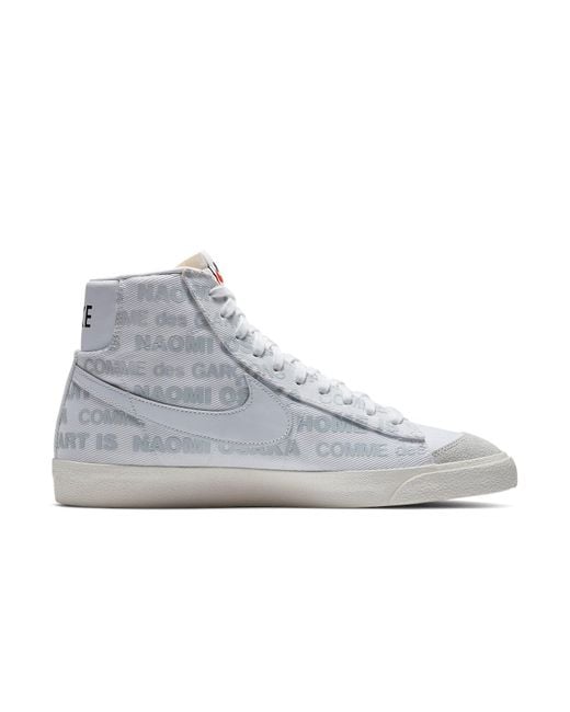 Nike Gray Naomi Osaka X Comme Des Garcons X Blazer Mid '77 'Home Is Where The Heart Is' for men