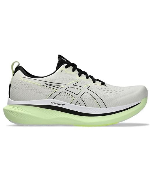 Asics White Glideride Max Running Shoes for men