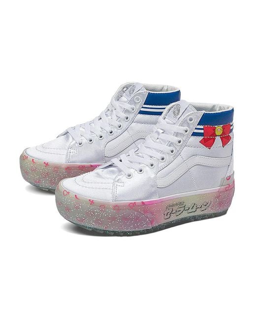 Vans White Sailor Moon X Sk8-Hi Stacked 'Pretty Guardian