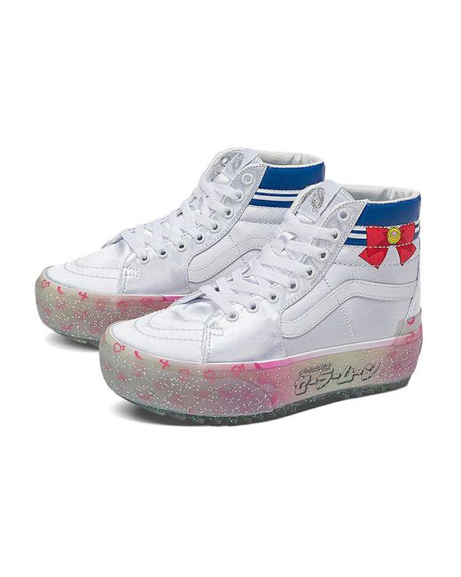 Sk8 hi stacked vans deals