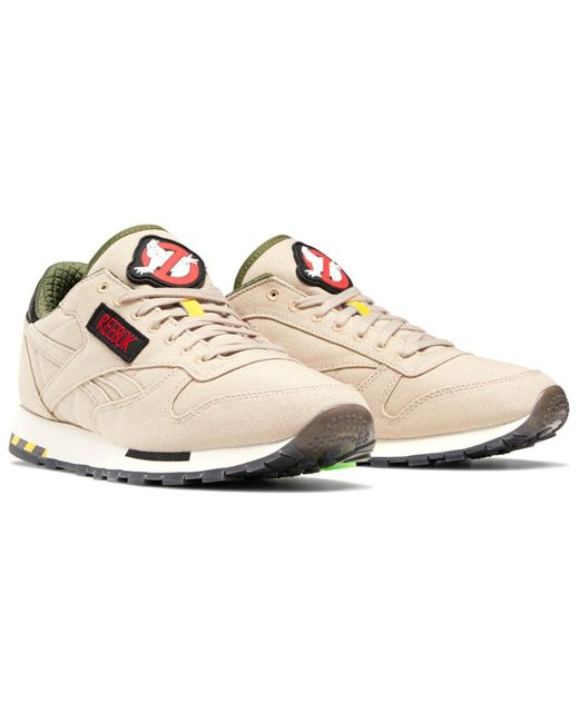 Reebok White Ghostbusters X Classic Leather 'Khaki Flight Suit' for men