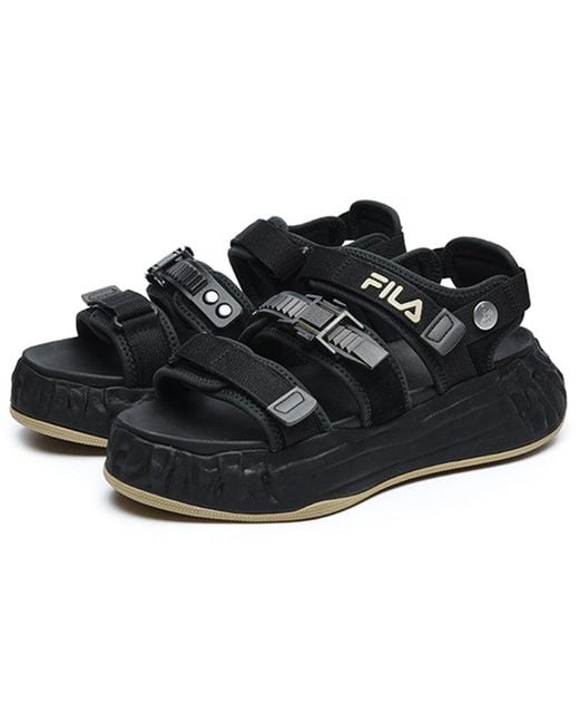 Fila Black Fm-15 X Mihara Yasuhiro Sandals for men