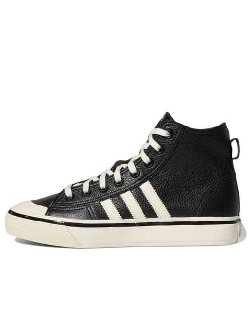 Adidas Black Nizza Hi Rf 74 for men