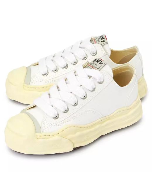 Maison Mihara Yasuhiro White Hank Vl Og Sole Canvas Low-Top Sneaker for men