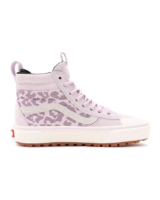 Vans Pink Sk8-Hi Mte-2 Casual Skateboarding Shoes for men