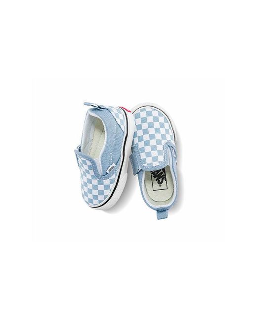 Vans Blue Slip-On Low Tops Casual Skateboarding Shoes for men