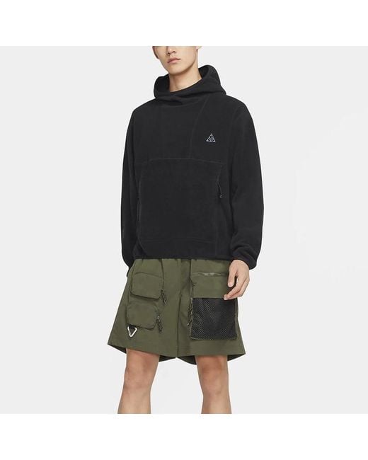 Nike Black Acg Polartec Wolf Tree Parker Casual Sports Pullover for men