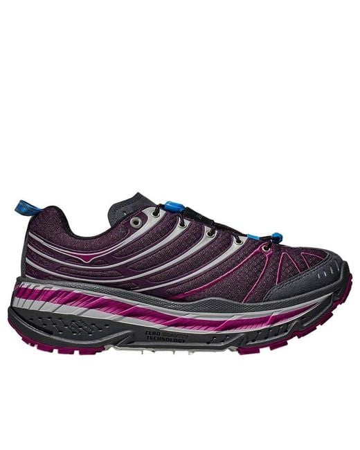 Hoka One One Purple Stinson Evo Og 'Aubergine Fuchsia' for men
