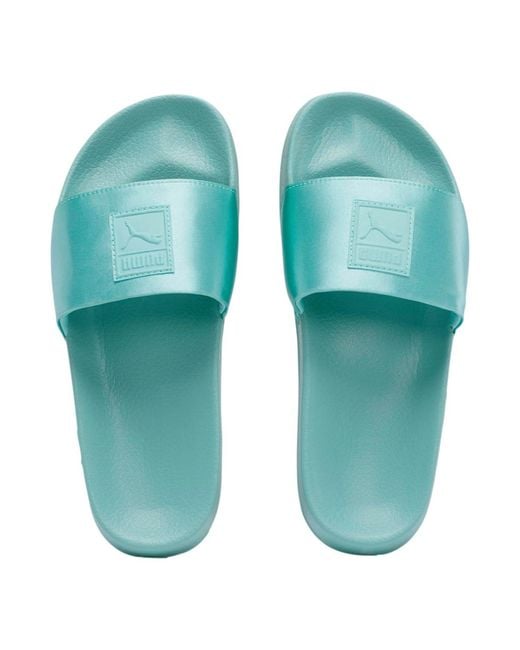 PUMA Blue (Wmns) Leadcat Satin Slippers