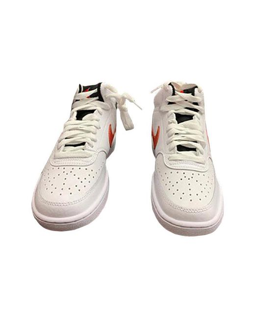 Nike White (Wmns) Court Vision Mid