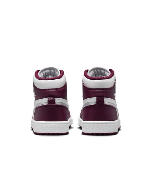 Nike Purple 1 Retro High Golf 'Bordeaux' for men