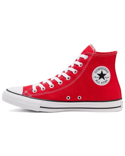 Converse Red Chuck Taylor All Star High 'Smiley for men