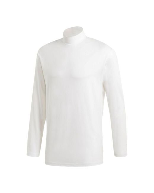 Adidas White Y-3 Solid Color Casual Long Sleeves for men