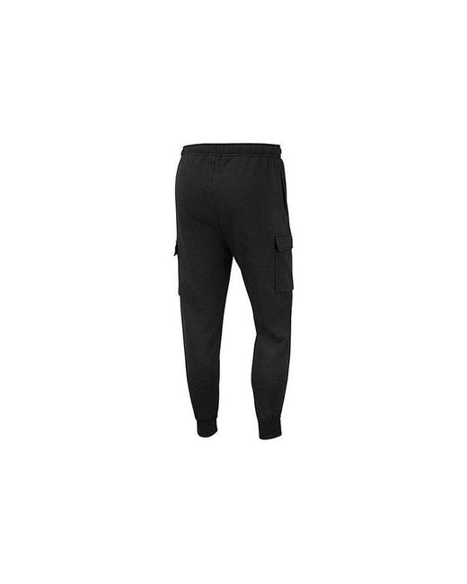 Nike Black Nsw Club Cargo Joggers for men