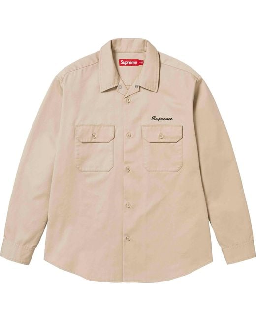 Supreme Our Lady Work Shirt in Green for Men | Lyst UK