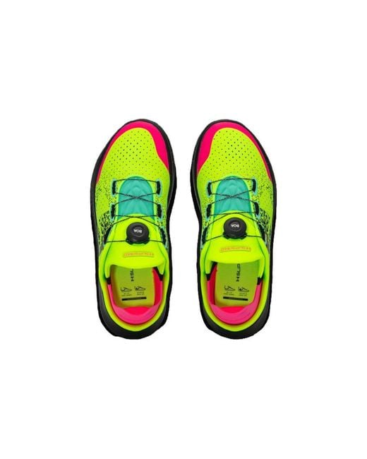 Under Armour Green Ua Flow Slipspeed 'Lime Surge' for men