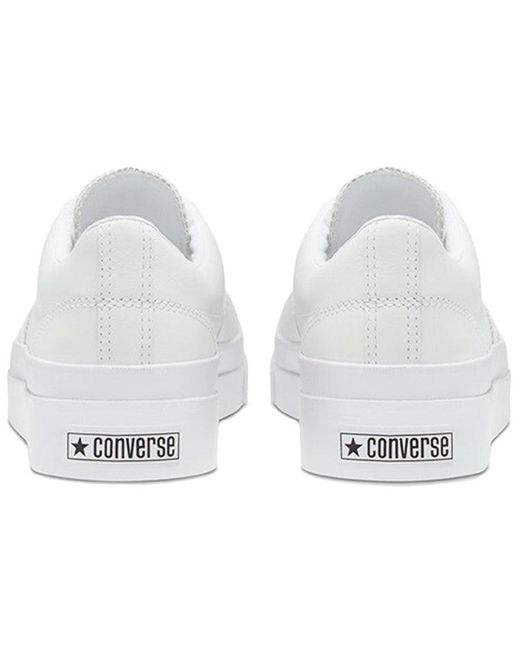 Converse White Skid Grip Cvo Low 'Mono Leather for men