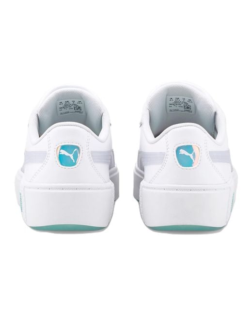 PUMA White (Wmns) Smash Platform V2 'Candy