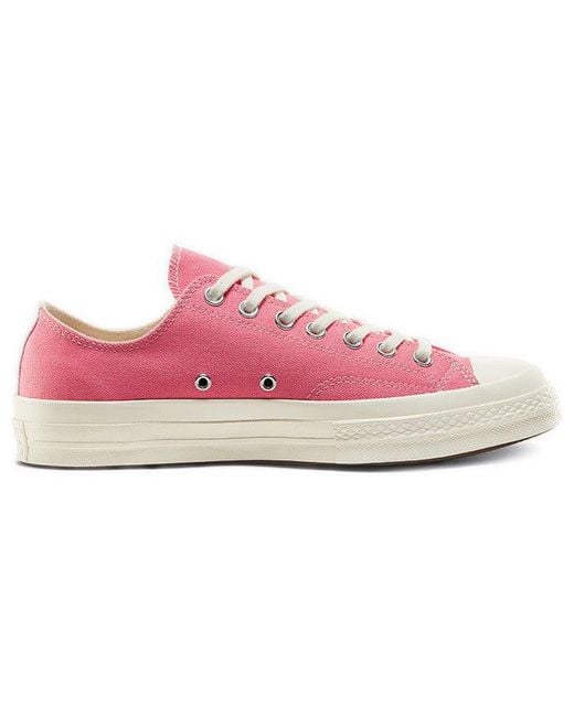 Converse Pink X Comme Des Garcons Play Chuck 70 Low 'Bright' for men