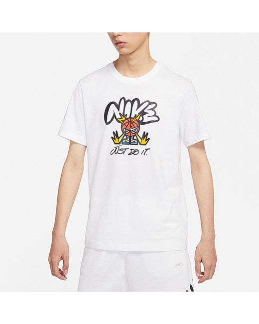 Nike White As Sportswear Ss Tee2 for men