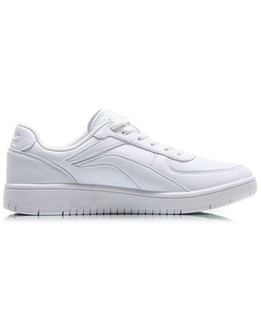 Li-ning White Classic Leisure Low 'Triple' for men