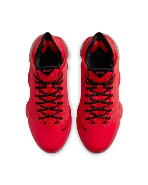 Nike Red Lebron 19 Low 'Light Crimson' for men