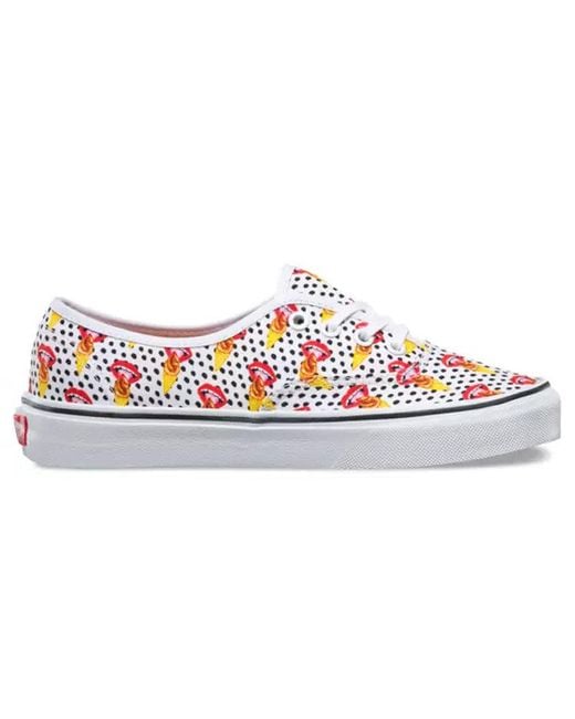 Vans White Kendra Dandy X Authentic 'I Scream For Ice Cream' for men
