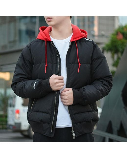 Converse Blue Court Down Bomber Jacket for men