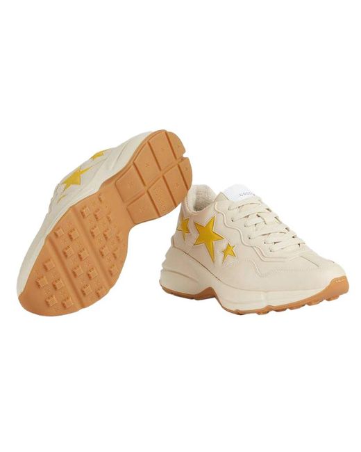 Gucci White (Wmns) Rhyton Sneakers 'Cream'