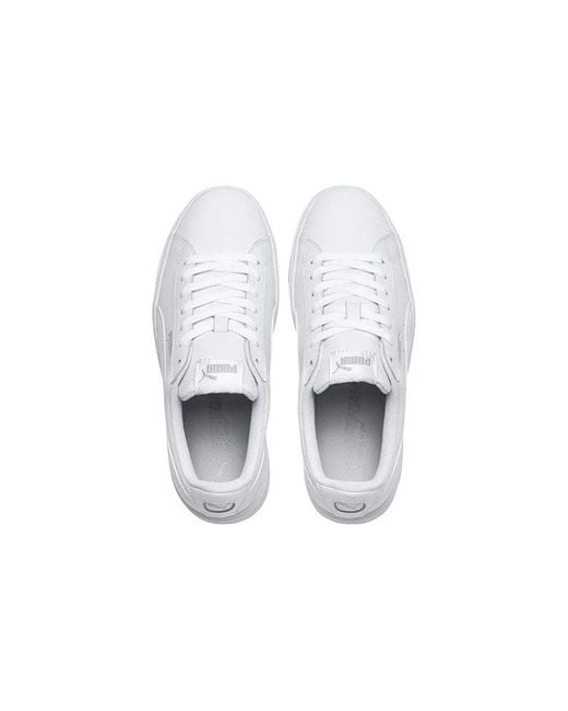 PUMA White (Wmns) Vikky Stacked L