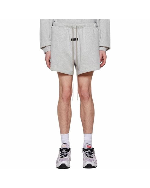Fear Of God Gray Running Short 'Light Heather' for men