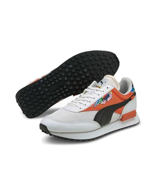 PUMA White Future Rider 'International Game' for men