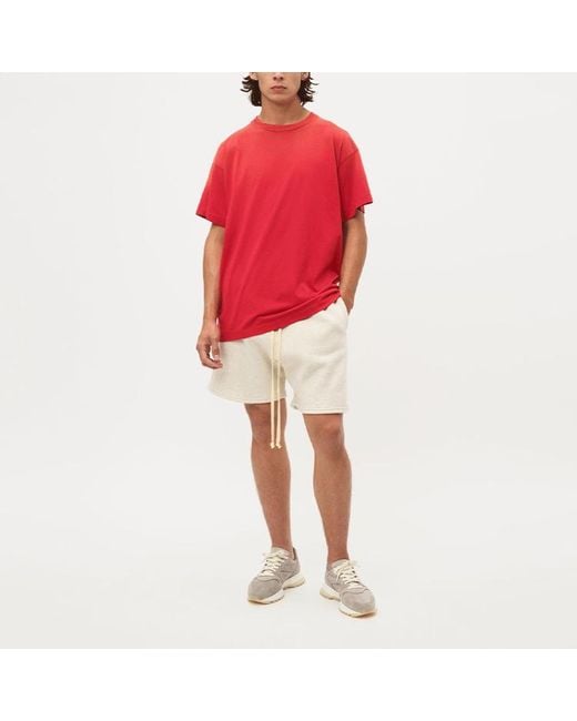 Fear Of God Red 7 Tee 'Vintage' for men