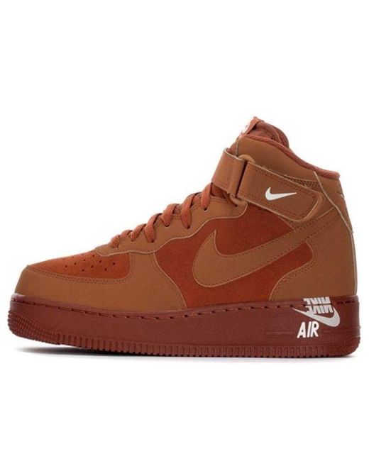 Nike Brown Air Force 1 Mid '07 for men