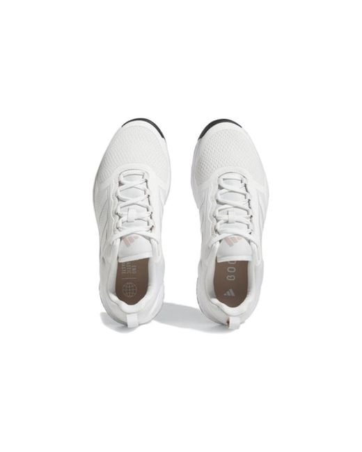Adidas White (Wmns) Zoysia Spikeless Golf Shoes 'Cloud Wonder Taupe'