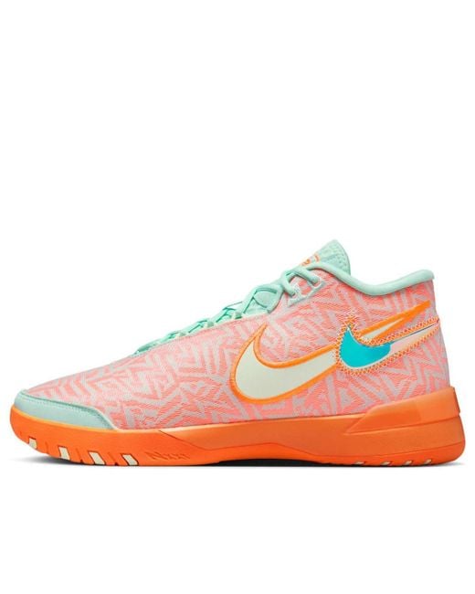 Nike Orange Zoom Lebron Nxxt Genisus Ep 'Mint Foam Bright Citrus' for men